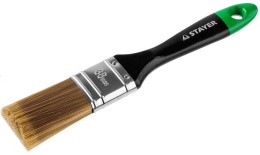 Кисть плоская Kanekaron  38мм, 1,5", искусственная щетина, деревянная ручка, для высокотекучих ЛКМ Stayer 0106-038