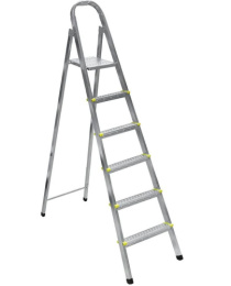 Стремянка металлическая  6 ступеней (1,17м) широкие Step Amigo