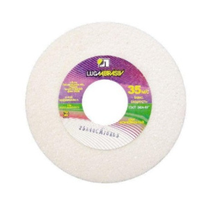 Круг абразивный 350х40х127мм, белый LugaAbrasive