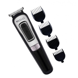 Набор для стрижки и бритья 3 в 1, аккумуляторный, USB шнур, черный Kelli KL-7024