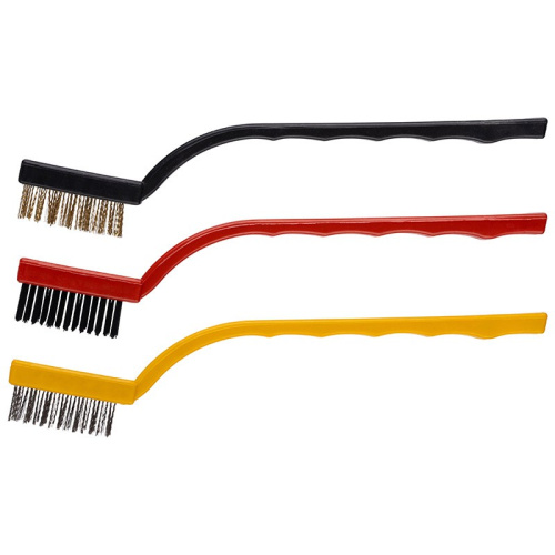 Щетки набор 3шт. металлические, пластиковая ручка Park 109865