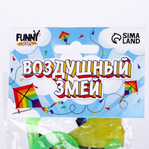 Воздушный змей 110х50см Тигр, с леской Funny toys 325412