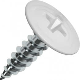 Саморез с п/ш острый 4,2/13 RAL 9003 (белый) 284-42139003