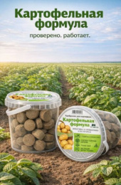 Удобрение для картофеля Картофельная формула 80 таблеток органоминеральное Биотехнологии ФР-04201