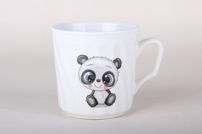 Кружка керамическая 250мл Панда Коралл TYMV250