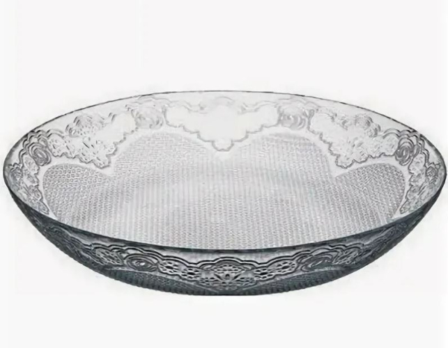 Блюдо стеклянное круглое Lacy 300мм Pasabahce Бор 10588SL