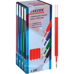 Стержень гелевый Devente, красный, 130мм, 0,5мм 5053702