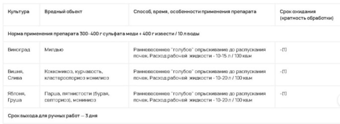 Бордоская смесь 100г от парши, пятнистости, курчавости Грин Бэлт 01-140