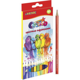 Карандаши цветные 12 цветов Devente Cosmo 2М 5022303