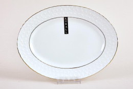 Блюдо керамическое овальное 310мм Снежная королева Коралл CS223131-A