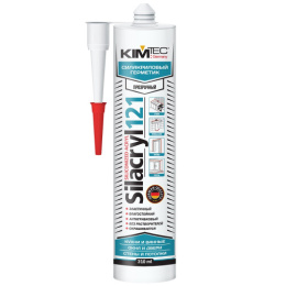 Герметик Силакрил 121 «KIM TEC», прозрачный, 280 мл 02-04-73