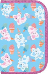 Пенал однокамерный Lamark Smart Pocket Котики-мороженки 128/715507