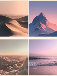 Тетрадь  96 листов перевертыш Завораживающая природа-2 96-0134