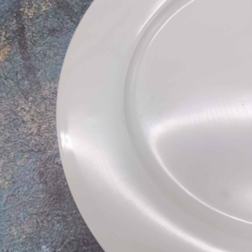 Тарелка фарфоровая мелкая 260мм белый Радужный Дом РД85448