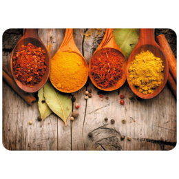 Салфетка сервировочная пластиковая прямоугольная 40х28см Специи Рыжий кот PPM-01-SP/312341