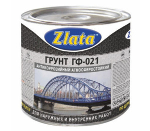 Грунтовка ГФ-021 ГОСТ белая  1,8кг Zlata