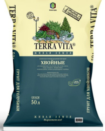 Грунт для хвойных, голубики, рододендронов 50л Живая Земля Terra Vita