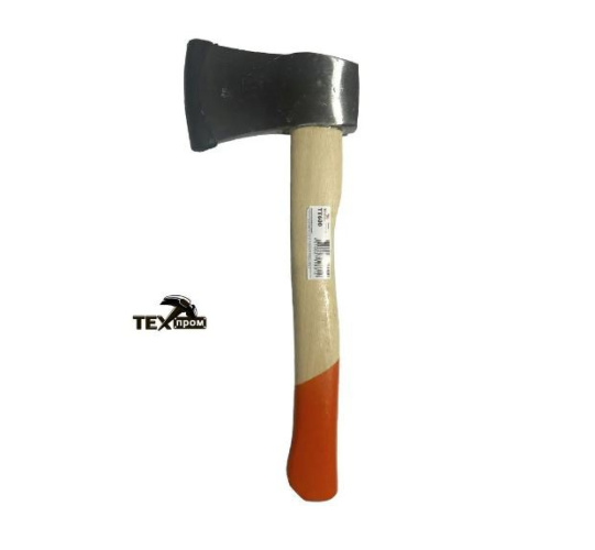 Топор 0,6кг деревянная ручка, туристический Техпром ТТ600