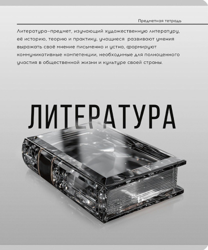 Тетрадь  48 листов П Литература Самоцвет 48-9923