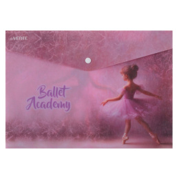 Папка с кнопкой А4 0.15 Devente Ballet Academy 3079557