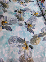 Клеенка столовая на тканевой основе с ПВХ покрытием 1,37х20м Grace STS3018