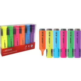 Текстовыделителей набор 6 цветов Devente 1-5мм 5045215