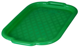 Поднос пластиковый прямоугольный 34х49см средний, цвета в ассортименте Ар-Пласт 160112