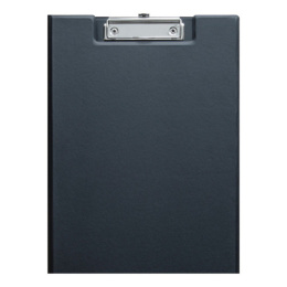 Планшет с крышкой OfficeSpace А4, ПВХ, черный ППС_49763