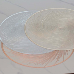 Салфетка сервировочная ПВХ круглая d-38см, в ассортименте Радужный Дом РД23960