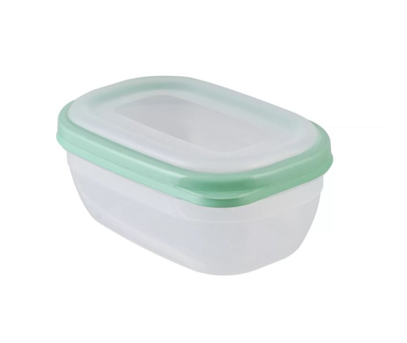 Контейнер для СВЧ пластиковый 0,50л прямоугольный Премиум Полимербыт С560