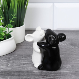 Набор для специй керамический 2 предмета Мышки Инь Янь, в инд/у 102/641652