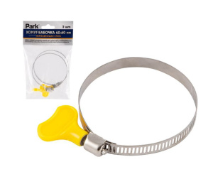 Хомуты нержавеющие 40-60мм  2шт. Бабочка Park 101197