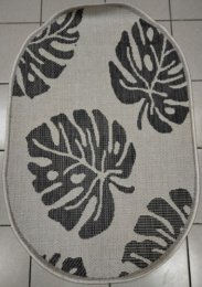 Циновка напольная Петра  80х120см овальная рис. 4164 ТО77844
