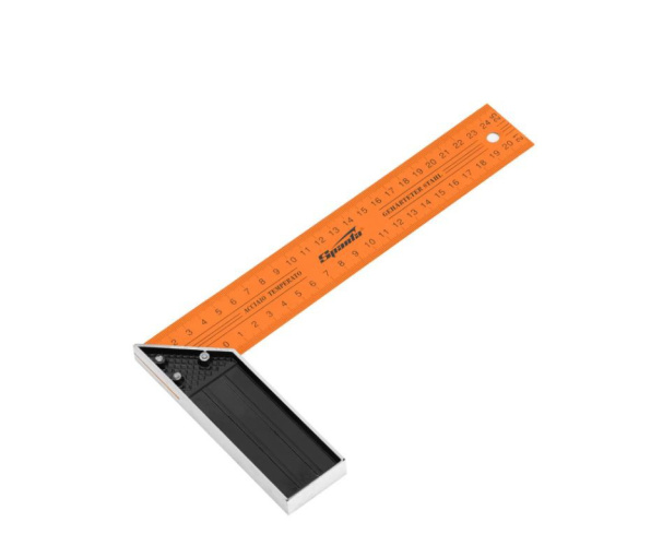 Угольник 250мм металлический Sparta 323425