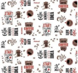 Клеенка столовая без основы Декор ТВ 1,2х50м Кофе Колорит 0-00\26