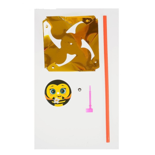Вертушка Пчелка 15,5х36см, фольга Funny toys 2745924