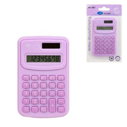 Калькулятор  8 разрядов, фиолетовый МС-887/ФИОЛ/