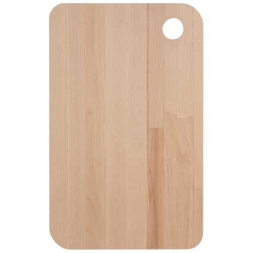 Доска разделочная деревянная береза 320х200мм с отверстием, Сonfondere Mallony 007389