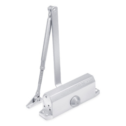 Доводчик дверной Notedo DC-120 Silver со складным рычагом, до 140кг, от -38 до +60 °С, серебро Notedo 109 
