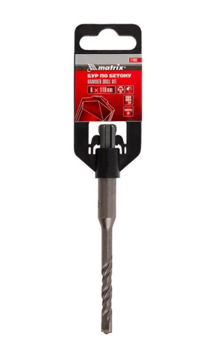 Сверло по бетону SDS+  6х110мм Matrix 71003