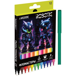 Фломастеры 12 цветов Devente Robotic 5081533