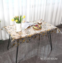 Клеенка столовая силиконовая с печатью 0,6х20м 0,65мм Baizheng W-01JH-60CM