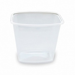 Контейнер одноразовый пластиковый с крышкой 138х102мм 1000мл Юпласт ЮУПМ3317