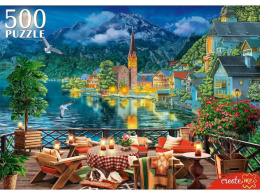 Пазлы  500 элементов Вечер у озера в Гальштате Ф500-0746