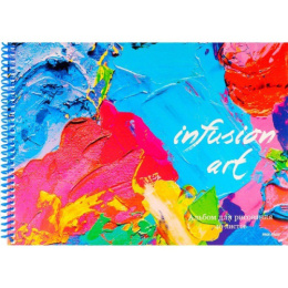 Альбом для рисования 40 листов Цветовое разнообразие, гребень 40-9329