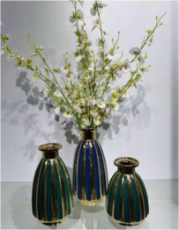 Ваза для цветов керамическая 15х15х30см РД25256