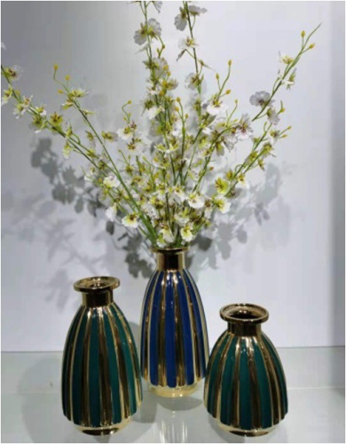 Ваза для цветов керамическая 15х15х30см РД25256