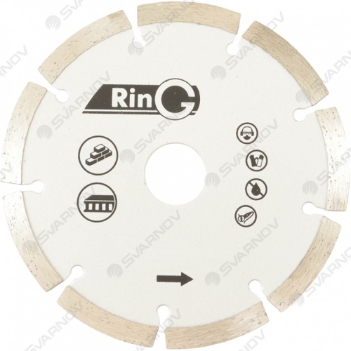 Диск алмазный Ring сегментный 150х7х2,1х22,2 мм 247233