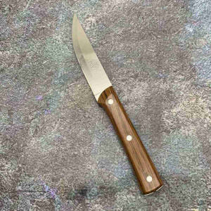 Нож стальной 100мм деревянная ручка, универсальный Радужный Дом РД78587