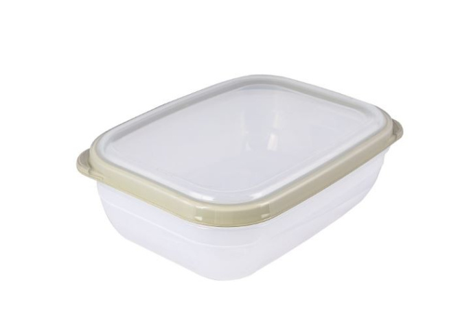 Контейнер для СВЧ пластиковый 1,2л прямоугольный Премиум Полимербыт С562